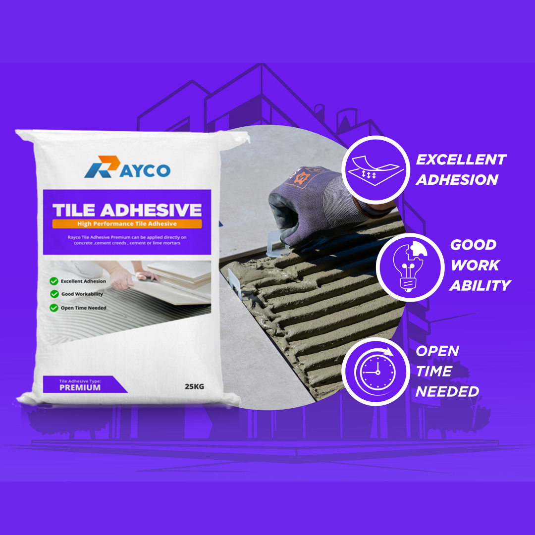 RAYCO TILE ADHESIVE PREMIUM  ( 25 KG )
