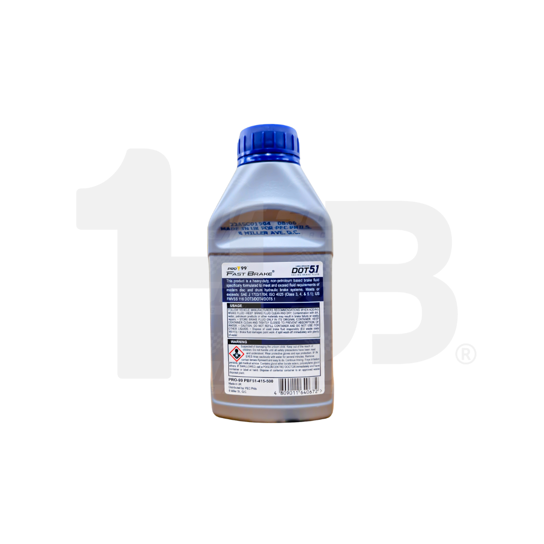 Pro99 racing brake fluid fastbrake highest grade dot5.1 product image