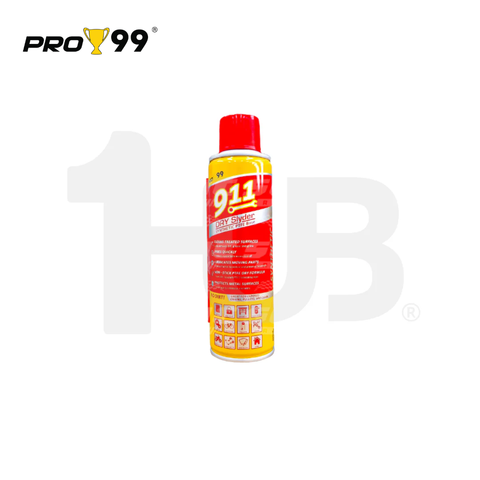 PRO99 911 DRY SLYDER WHITE DRY PTFE LUBRICANT FOR CAR AND MOTORCYCLE MC