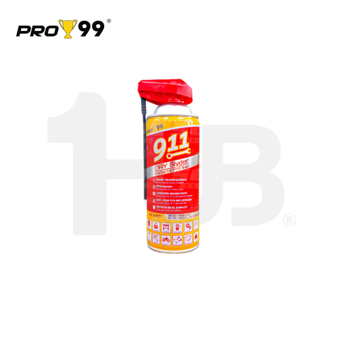 PRO99 911 DRY SLYDER WHITE DRY PTFE LUBRICANT FOR CAR AND MOTORCYCLE MC