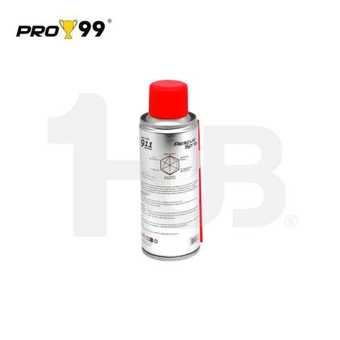 PRO99 911 RESCUE SPRAY RESCUE SPRAY MULTI-PURPOSE LUBRICANT WITH SMART SPRAYER NOZZLE CHAIN LUBE PLRS-1143