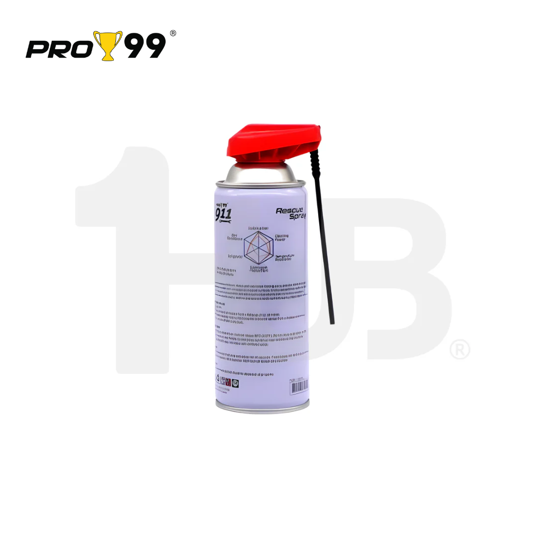 PRO99 911 RESCUE SPRAY RESCUE SPRAY MULTI-PURPOSE LUBRICANT WITH SMART SPRAYER NOZZLE CHAIN LUBE PLRS-1143