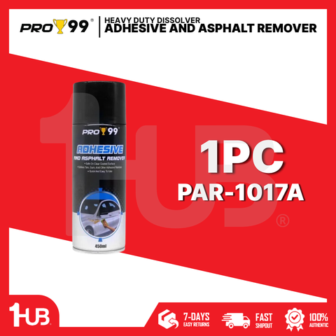 PRO99 ADHESIVE AND ASPHALT REMOVER CLEANER FOR CAR, MOTORCYCLE, HOUSEHOLD, INDUSTRIAL USE PAR-1017A ( 450 ML  )