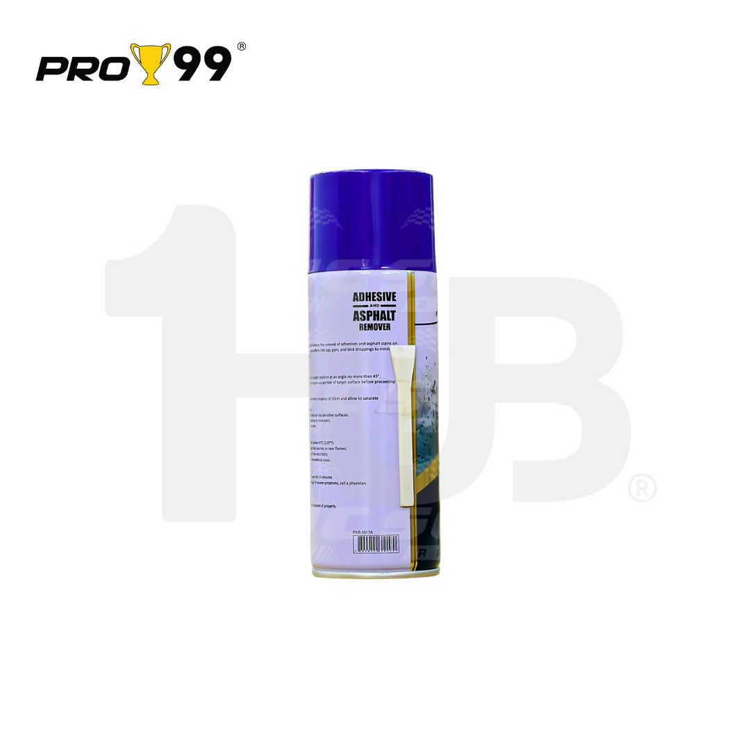 PRO99 ADHESIVE AND ASPHALT REMOVER CLEANER FOR CAR, MOTORCYCLE, HOUSEHOLD, INDUSTRIAL USE PAR-1017A ( 450 ML  )