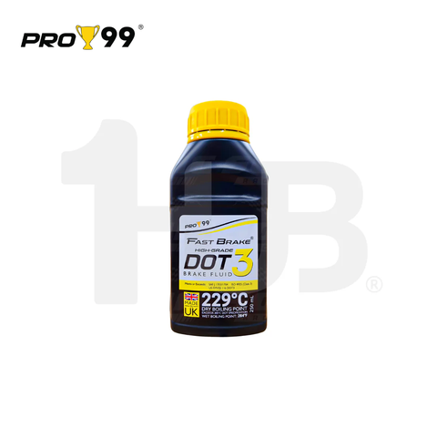 PRO99 BRAKE FLUID FASTBRAKE HIGH GRADE DOT 3 FOR CAR AND MOTORCYCLE