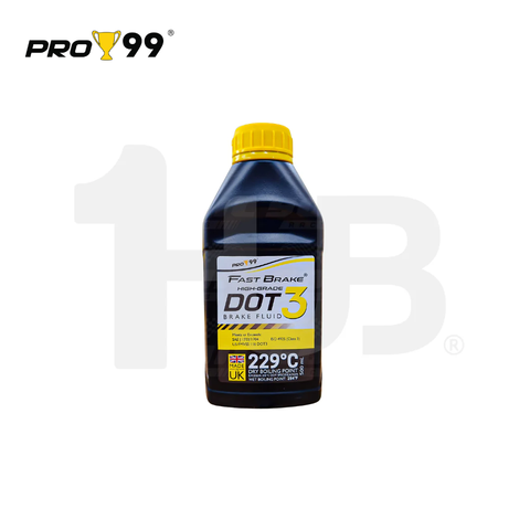 PRO99 BRAKE FLUID FASTBRAKE HIGH GRADE DOT 3 FOR CAR AND MOTORCYCLE