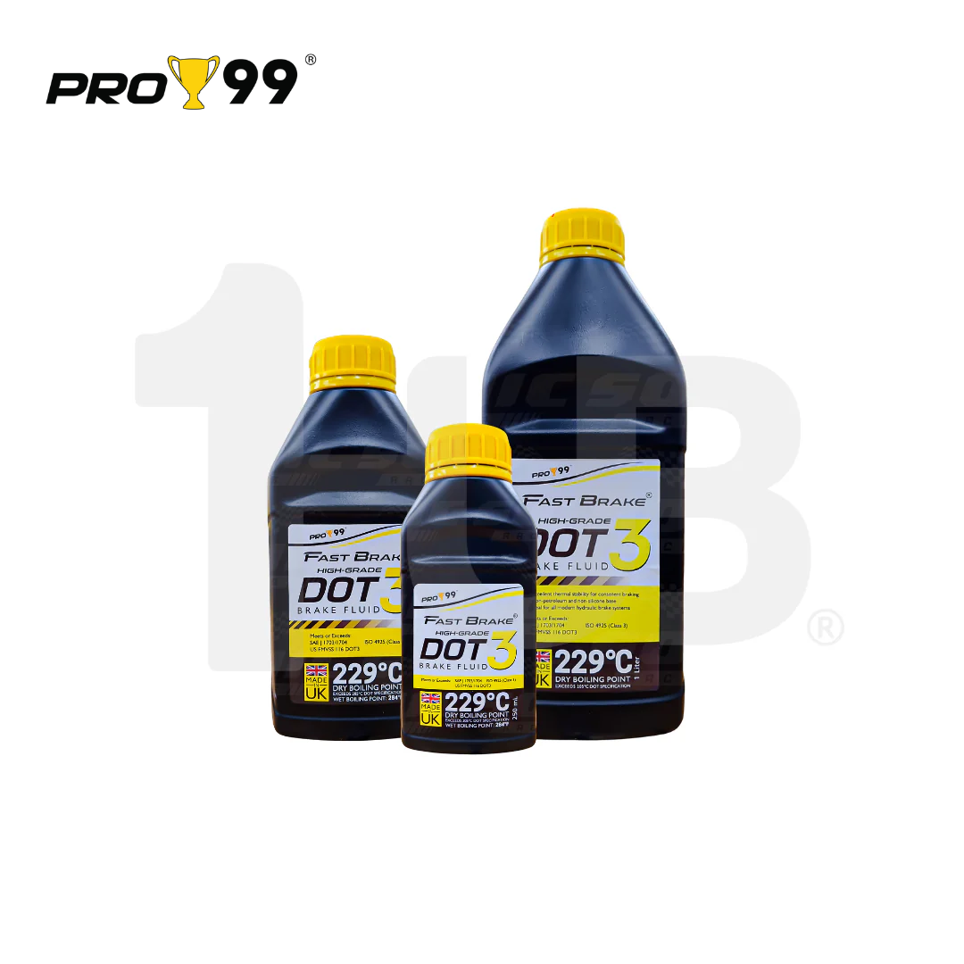 PRO99 BRAKE FLUID FASTBRAKE HIGH GRADE DOT 3 FOR CAR AND MOTORCYCLE