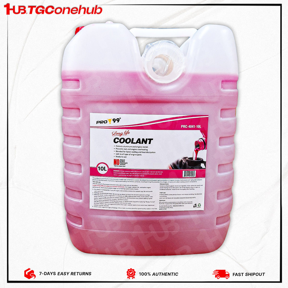 Pro 99 Coolant Pink 10L PRC-4041-10L