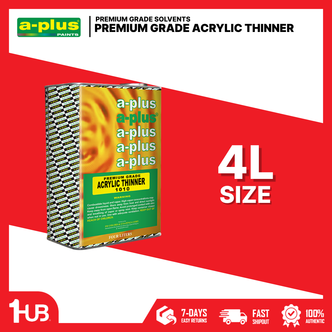 A-PLUS® THINNERS and REDUCERS 4 Liters