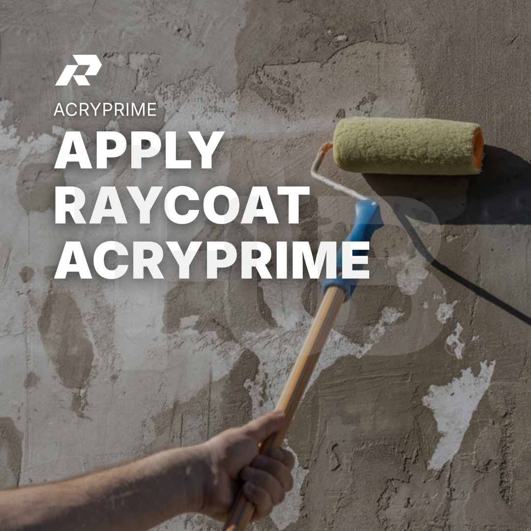 RAYCOAT ACRYPRIME ACRYLIC PRIMER FOR CONCRETE FLOORS – SEALS PORES, ENHANCES BONDING FOR WATERPROOFING SYSTEMS ( 4L )