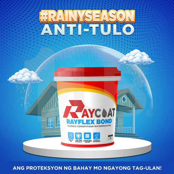 RAYCOAT RAYFLEX BOND CEMENTITIOUS WATERPROOFING COATING – FLEXIBLE CRACK PROTECTION FOR CONCRETE SURFACES ( 4L )