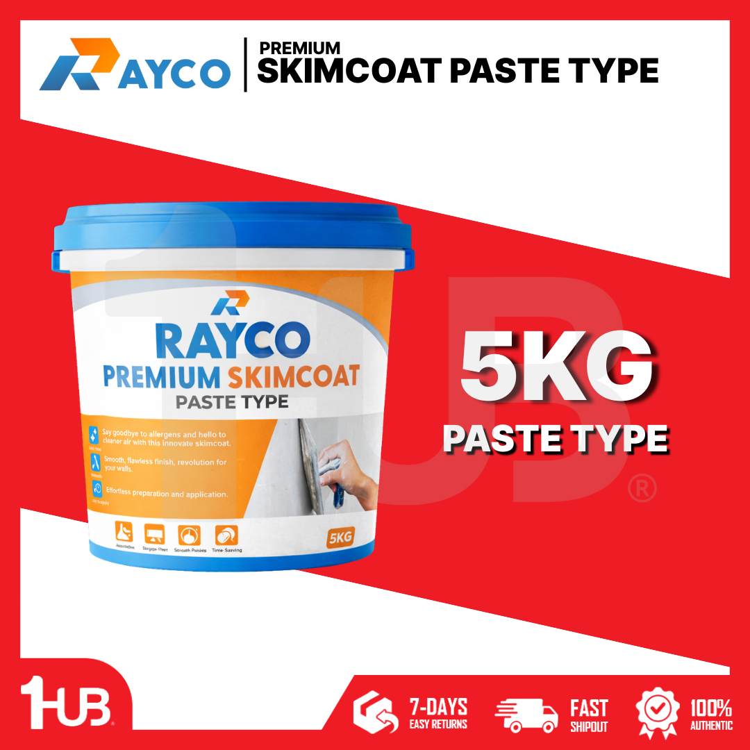 RAYCO PREMIUM SKIMCOAT PASTE TYPE ( 5KG )