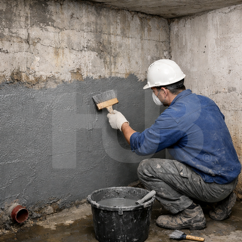 RAYCO SLURRY SET HYDROPROOF CEMENT SLURRY COATING – 25KG + 10KG WATERPROOFING SYSTEM FOR WALLS & FLOORS ( 35KG )