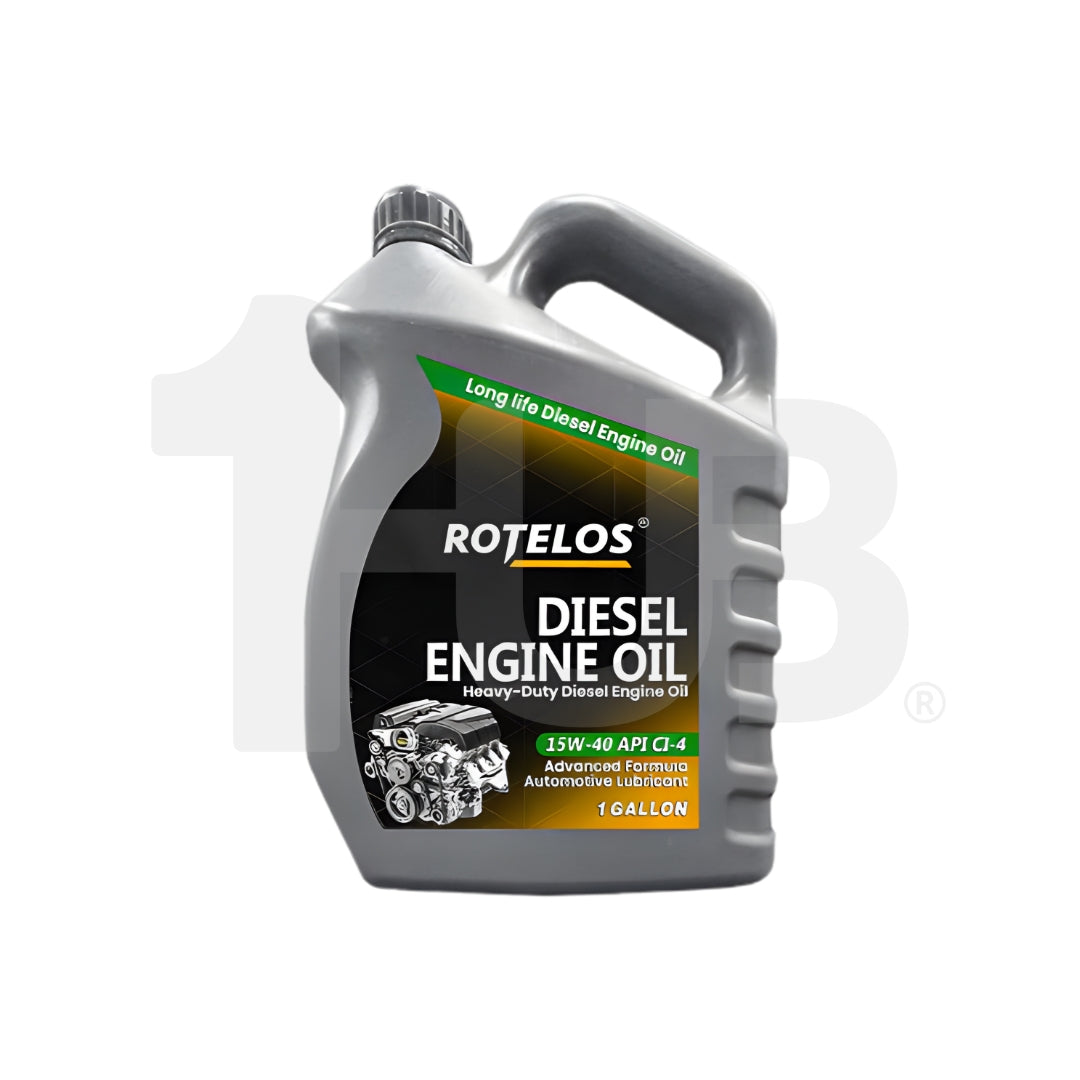 Rotelos 15W-40 Heavy-Duty Diesel Engine Oil CI-4 for long-lasting engine protection and performance 1Gallon product image