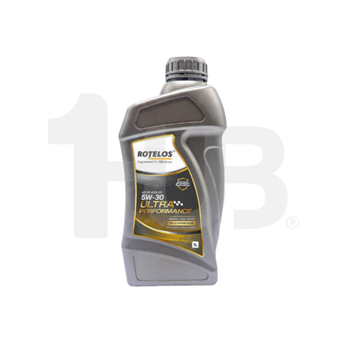Rotelos 5W-30 Ultra Performance Fully Synthetic Engine Oil SP/C3 G-III for car engine protection and efficiency 1 LITERS
