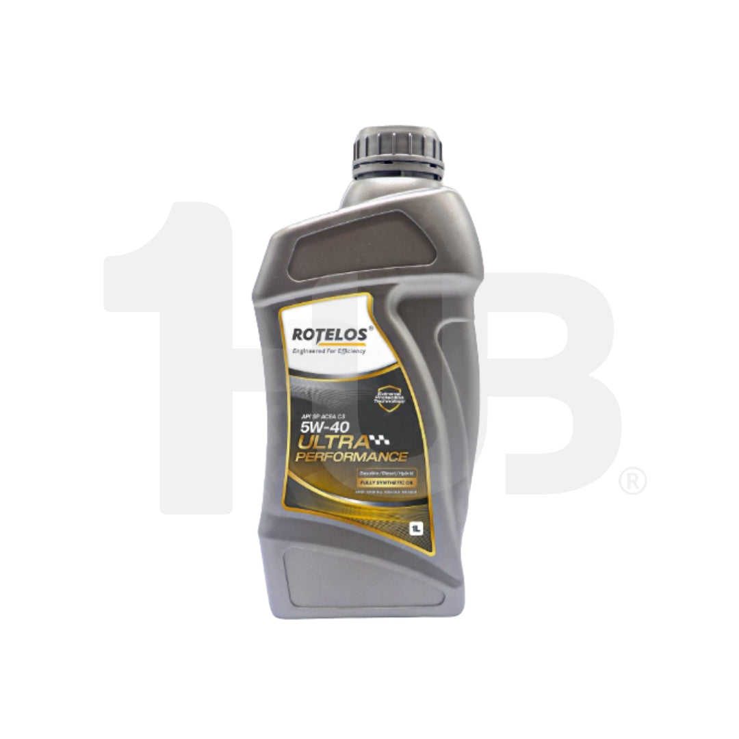 Rotelos 5W-40 Ultra Performance Fully Synthetic Engine Oil SP/C3 G-III for car engine protection and efficiency 1L product image