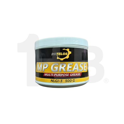Container of Rotelos MP Grease on a white background