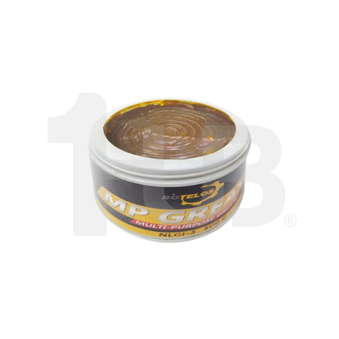 Jar of Telos MP Grease on a white background