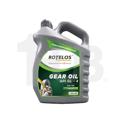 Rotelos API GL-4 SAE 140 Gear Oil for smooth transmission performance and long-lasting protection 1 Gallon product image