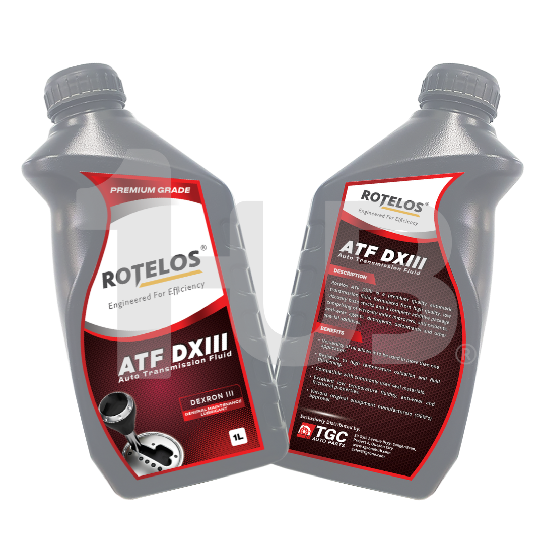 ROTELOS Automatic Transmission Fluid ATF Dexron III 1 Liter– Smooth Shifting & Transmission Protection