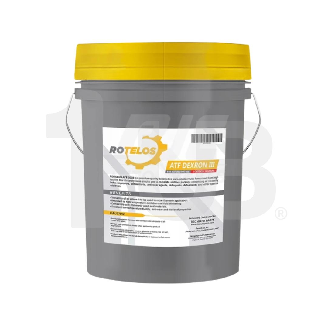 ROTELOS Automatic Transmission Fluid ATF Dexron III 18 Liters– Smooth Shifting & Transmission Protection