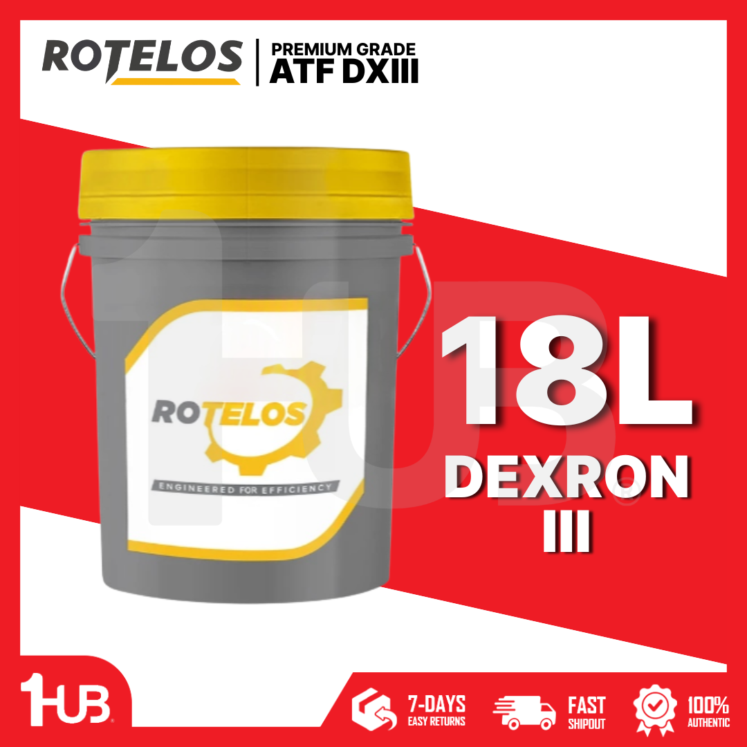 ROTELOS Automatic Transmission Fluid ATF Dexron III 18 Liters– Smooth Shifting & Transmission Protection