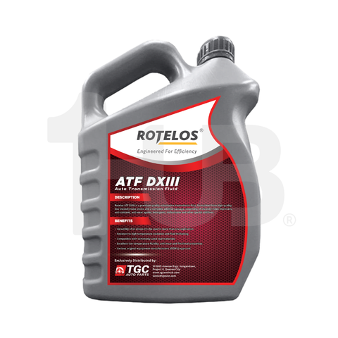 ROTELOS Automatic Transmission Fluid ATF Dexron III 4 Liters– Smooth Shifting & Transmission Protection