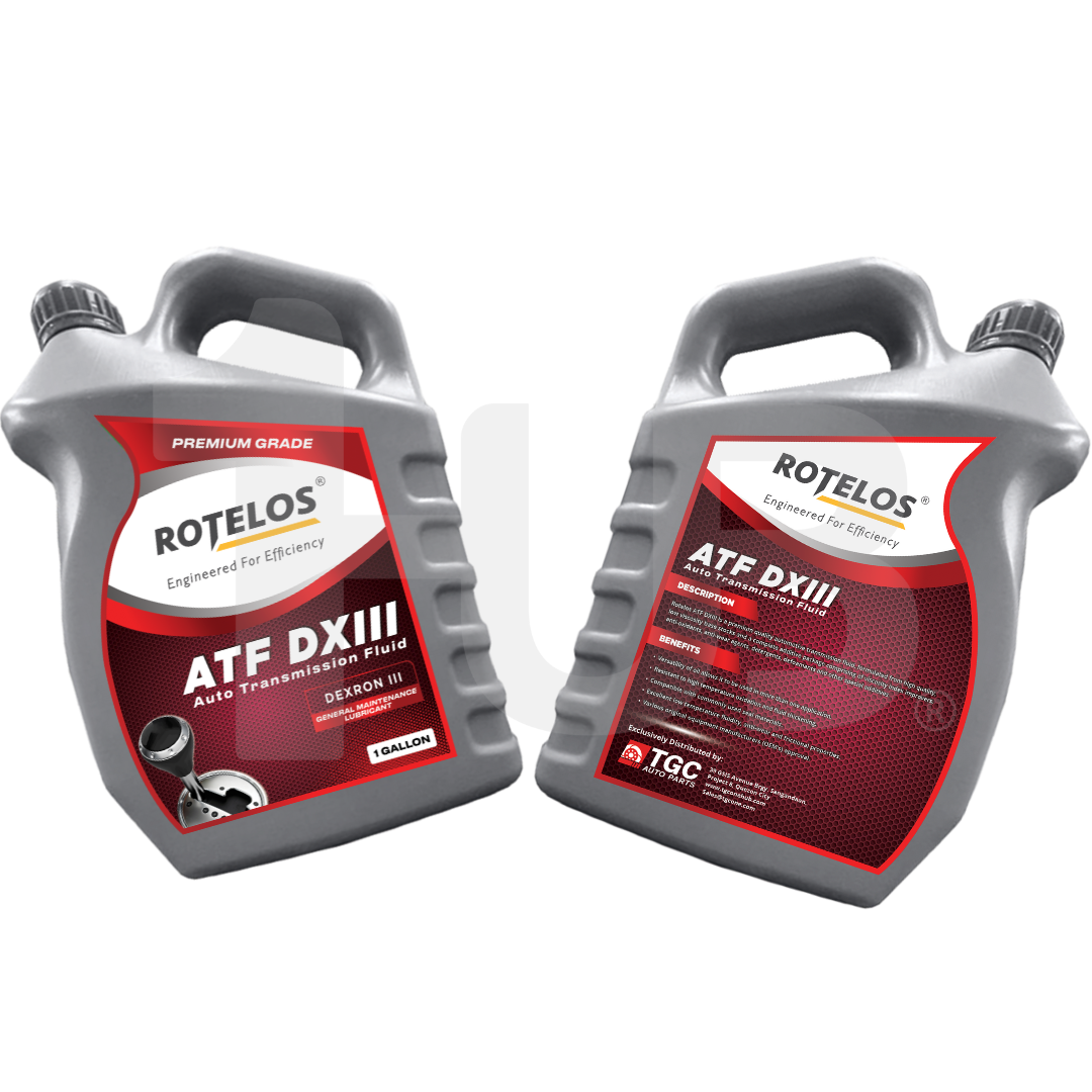 ROTELOS Automatic Transmission Fluid ATF Dexron III 4 Liters– Smooth Shifting & Transmission Protection