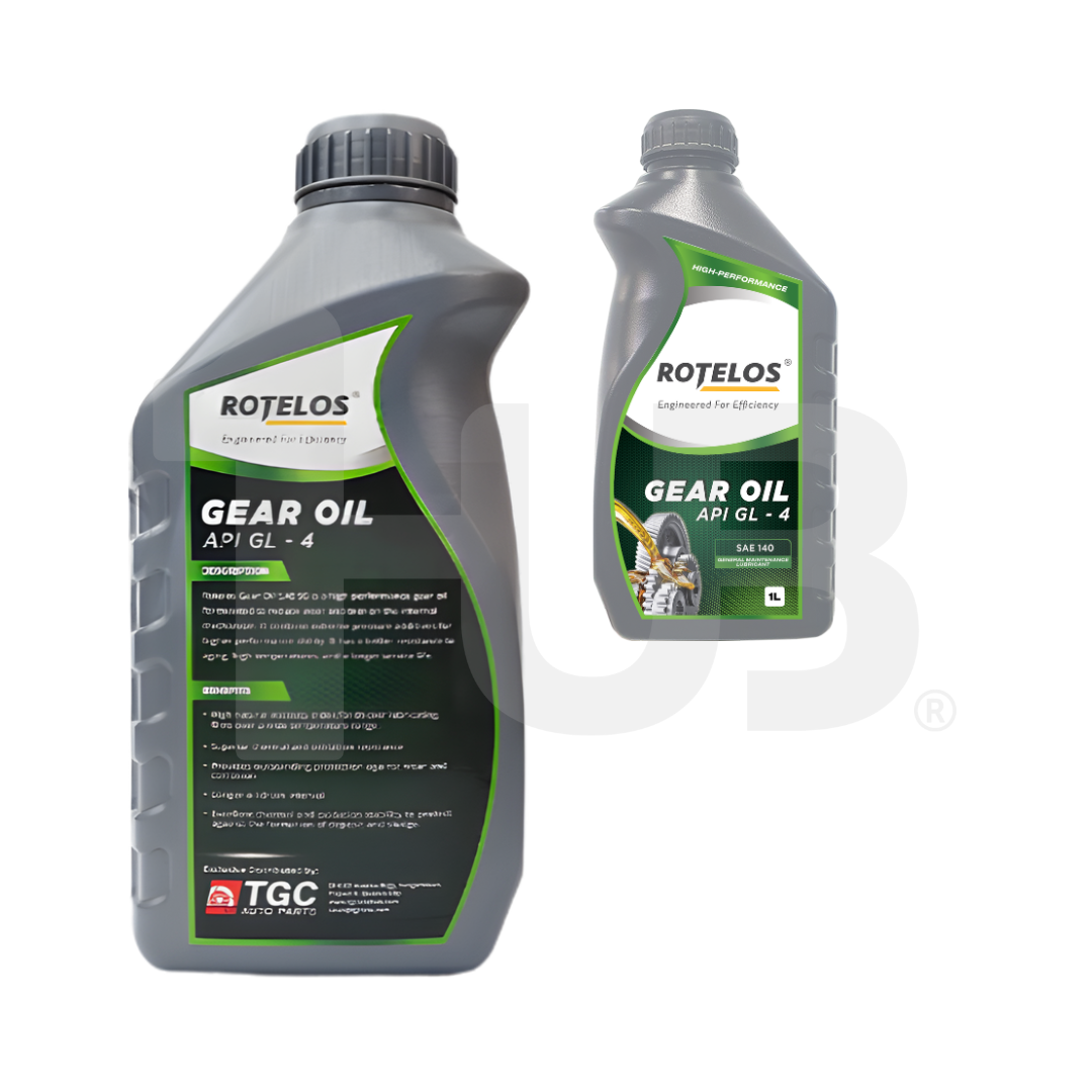 ROTELOS Gear Oil API GL-4 SAE 140 1 Liter – Heavy Duty Transmission & Gear Protection