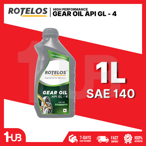 ROTELOS Gear Oil API GL-4 SAE 140 1 Liter – Heavy Duty Transmission & Gear Protection