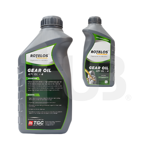 ROTELOS Gear Oil API GL-4 SAE 90 1 Liter – Heavy Duty Transmission & Gear Protection
