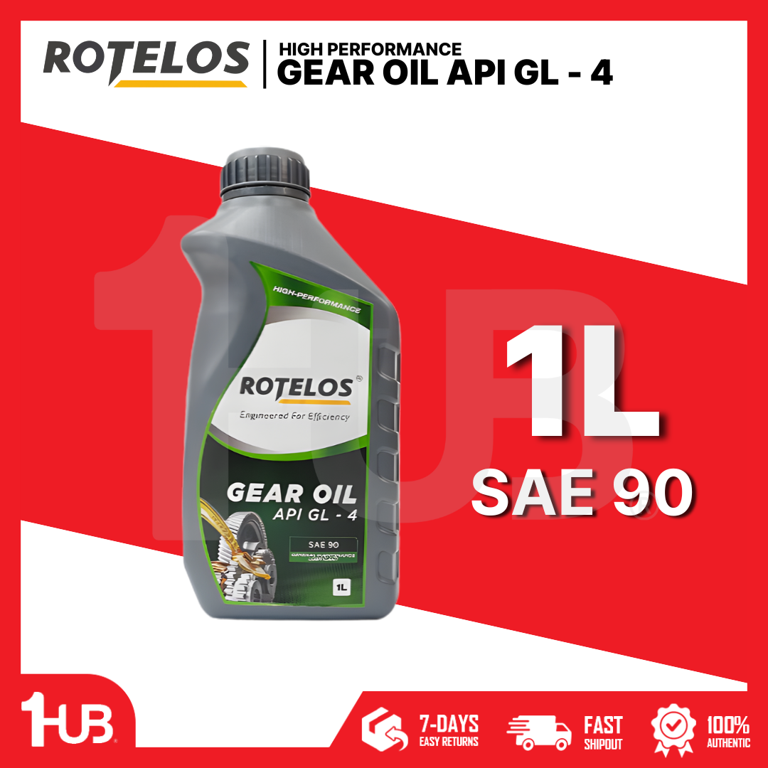 ROTELOS Gear Oil API GL-4 SAE 90 1 Liter – Heavy Duty Transmission & Gear Protection