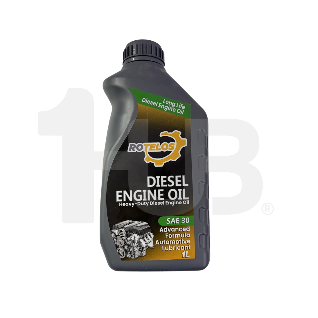 ROTELOS Heavy-Duty Diesel Engine Oil API CD SAE 30 1 Liter – Reliable Engine Protection for Diesel Vehicles
