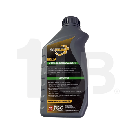 ROTELOS Heavy-Duty Diesel Engine Oil API CD SAE 30 1 Liter – Reliable Engine Protection for Diesel Vehicles