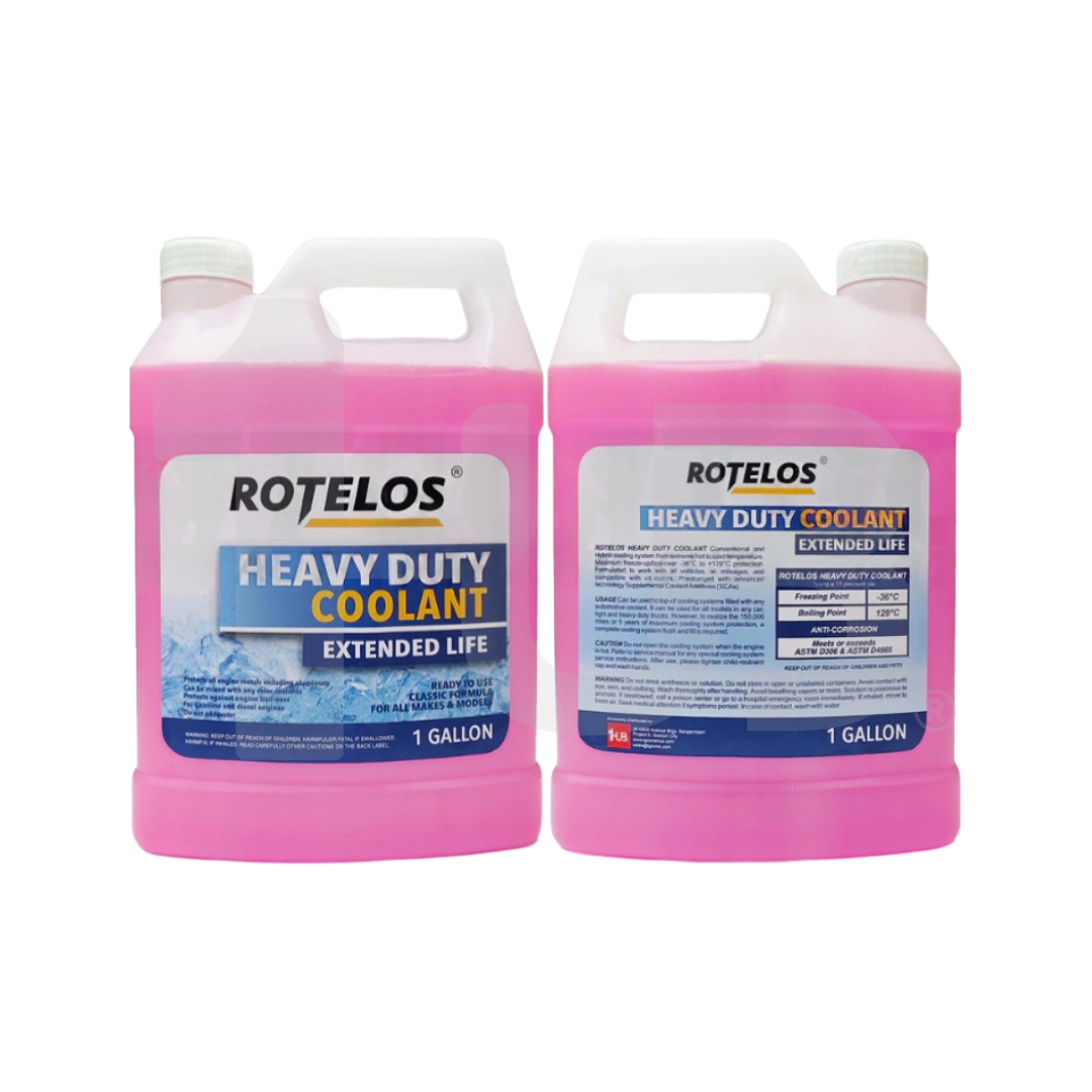 ROTELOS Heavy Duty Extended Life Coolant 4L – Long Lasting Engine Protection