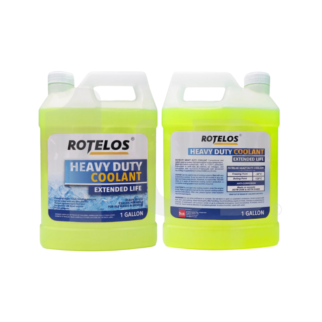 ROTELOS Heavy Duty Extended Life Coolant 4L – Long Lasting Engine Protection