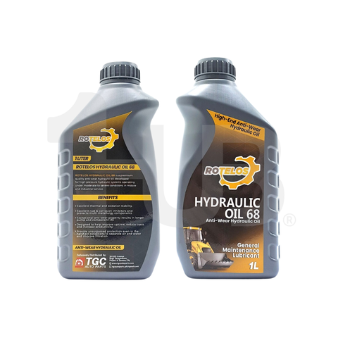 ROTELOS Hydraulic Oil ISO VG 68 Anti-Wear 1 Liter – High Performance Industrial Lubricant