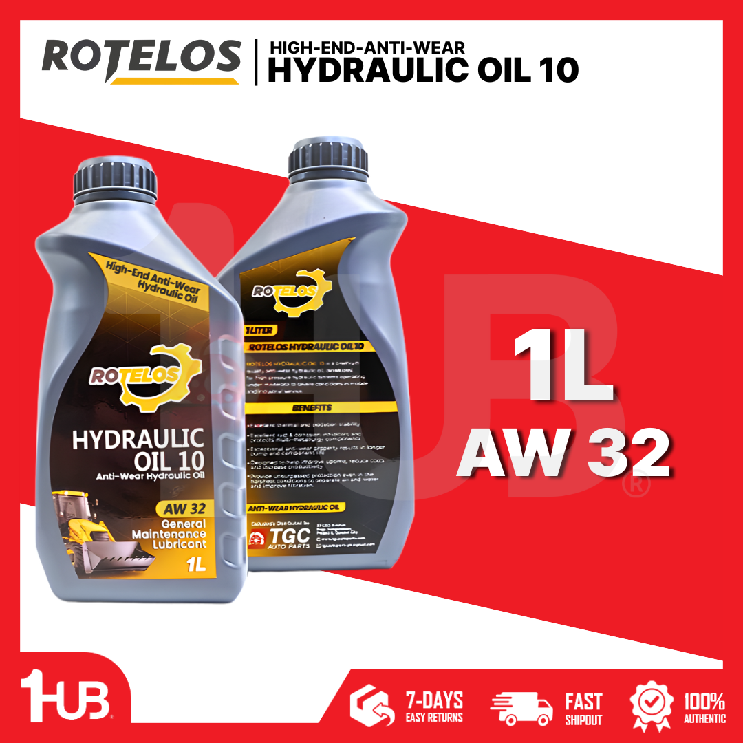 ROTELOS Hydraulic Oil 10 Anti-Wear 1 Liter – High Performance Industrial Lubricant
