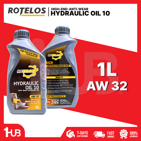 ROTELOS Hydraulic Oil 10 Anti-Wear 1 Liter – High Performance Industrial Lubricant