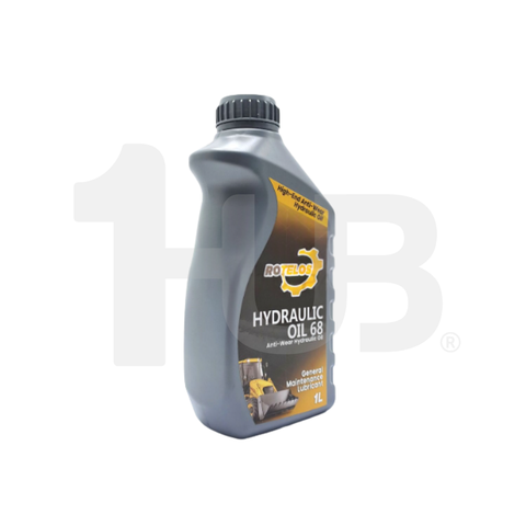 ROTELOS Hydraulic Oil ISO VG 68 Anti-Wear 1 Liter – High Performance Industrial Lubricant