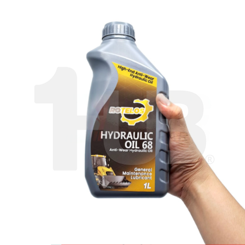 ROTELOS Hydraulic Oil ISO VG 68 Anti-Wear 1 Liter – High Performance Industrial Lubricant