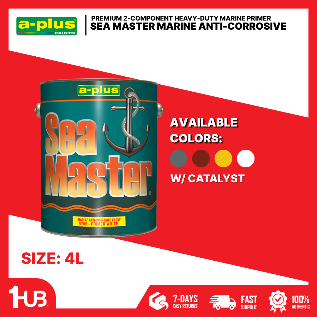 A-Plus Sea Master® Marine Anti-Corrosive Epoxy Primer (4L) | Heavy-Duty Marine Protection