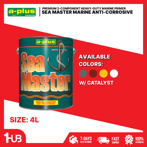 A-Plus Sea Master® Marine Anti-Corrosive Epoxy Primer (4L) | Heavy-Duty Marine Protection