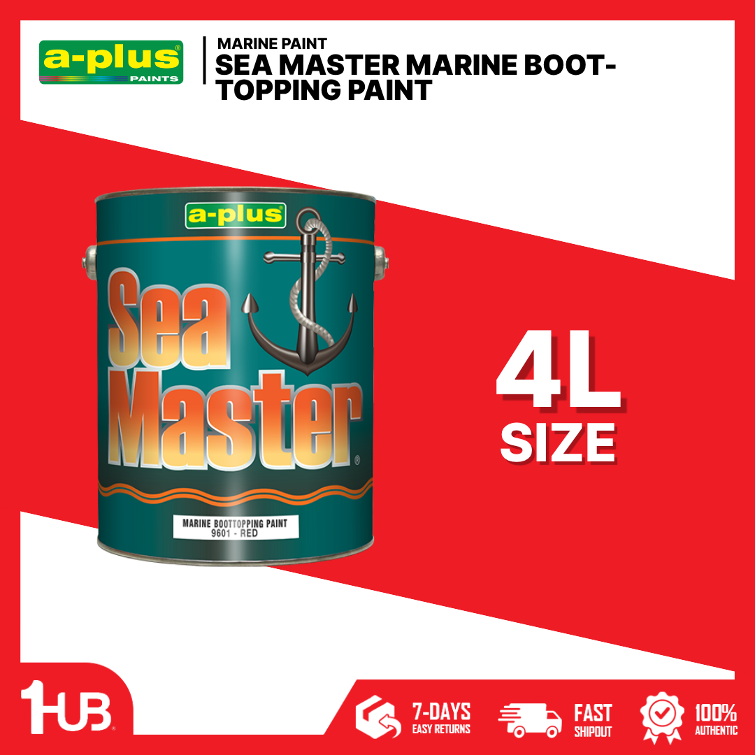 A-Plus Sea Master® Marine Boot Topping Paint (4L) | Waterline Protection Coating
