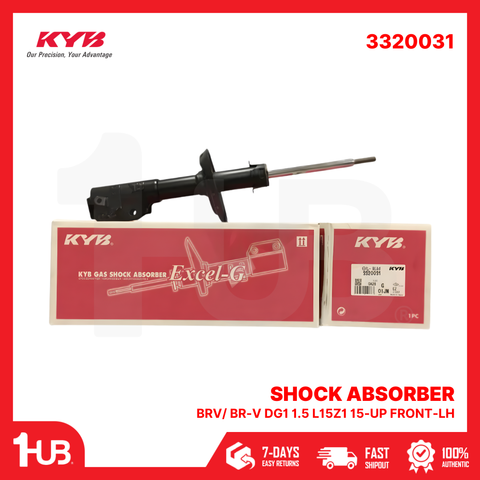 KYB SHOCK ABSORBER - GAS TYPE HONDA BRV/ BR-V DG1 1.5 L15Z1 15-UP FRONT-LH 3320031  ( 1 PC )