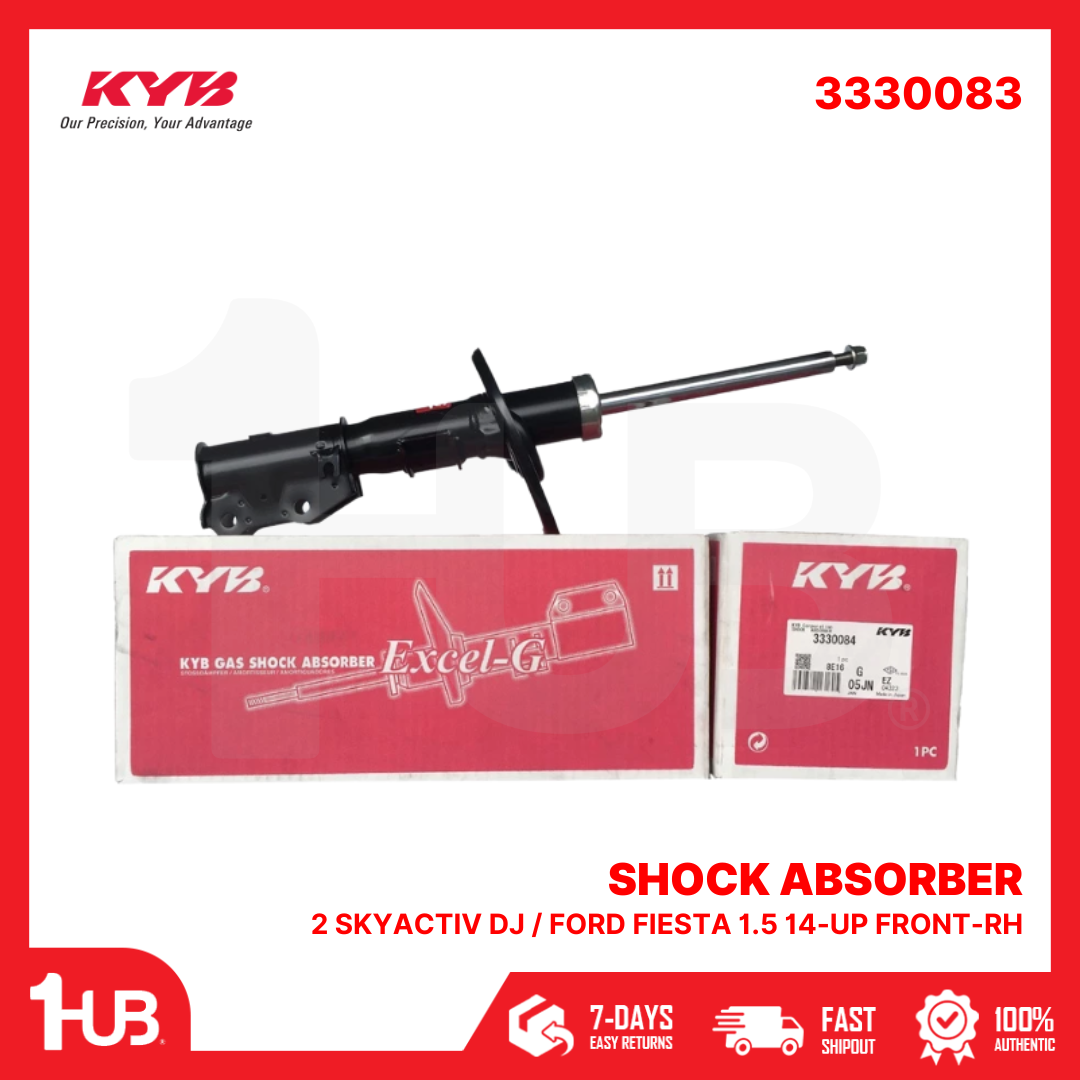 KYB SHOCK ABSORBER MAZDA / FORD 2 SKYACTIV DJ / FORD FIESTA 1.5 14-UP FRONT-RH 3330083  ( 1 PC )