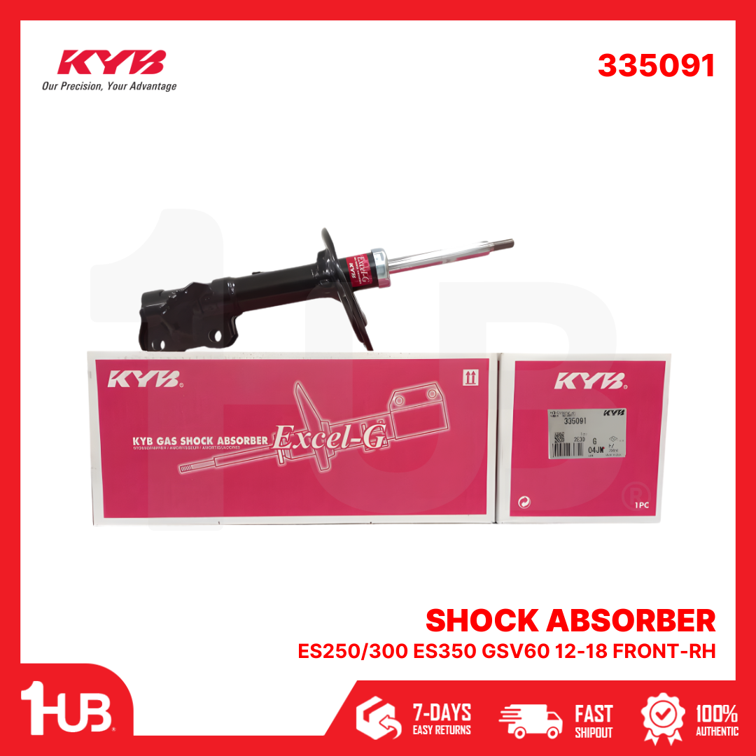 KYB SHOCK ABSORBER - GAS TYPE LEXUS ES250/300 ES350 GSV60 12-18 FRONT-RH 335091  ( 1 PC )