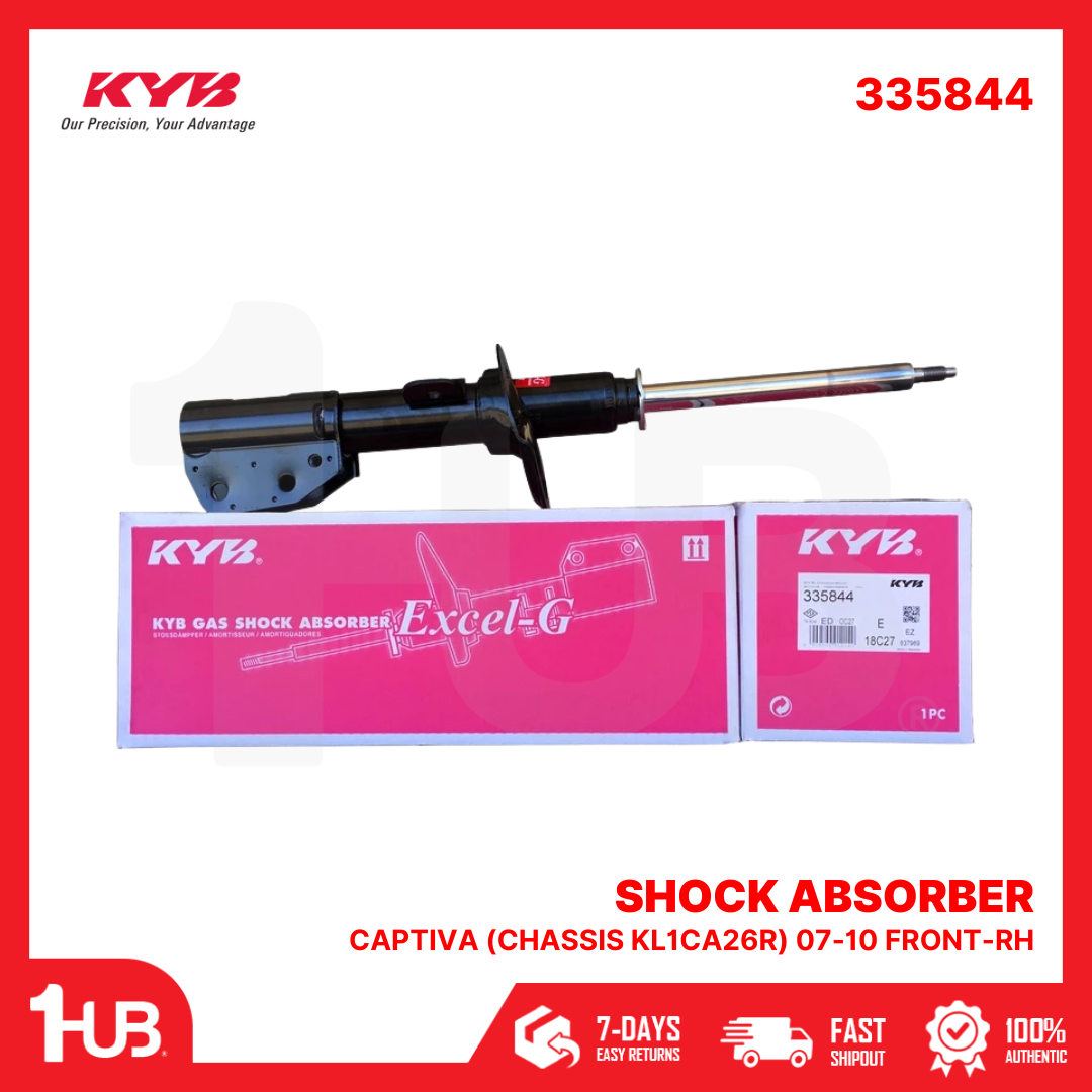 KYB SHOCK ABSORBER - GAS TYPE CHEVROLET CAPTIVA (CHASSIS KL1CA26R) 07-10 FRONT-RH 335844  ( 1 PC )