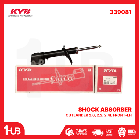 KYB SHOCK ABSORBER - GAS TYPE MITSUBISHI OUTLANDER 2.0, 2.2, 2.4L FRONT-LH 339081 4060A173 ( 1 PC )
