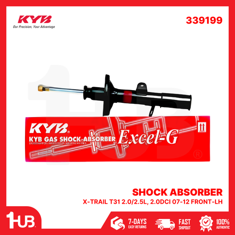 KYB SHOCK ABSORBER - GAS TYPE NISSAN X-TRAIL T31 2.0/2.5L, 2.0DCI 07-12 FRONT-LH 339199  ( 1 PC )